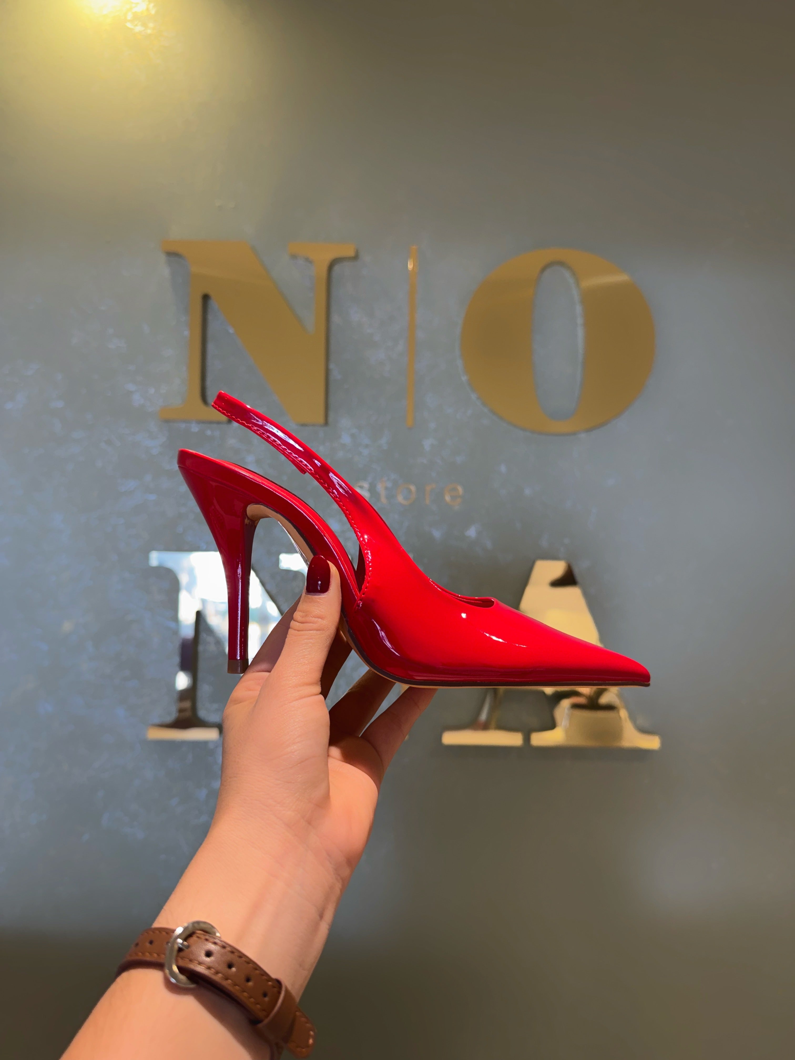 Stiletto Crescencia Rojo