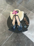 Sandalia Hermes Negro