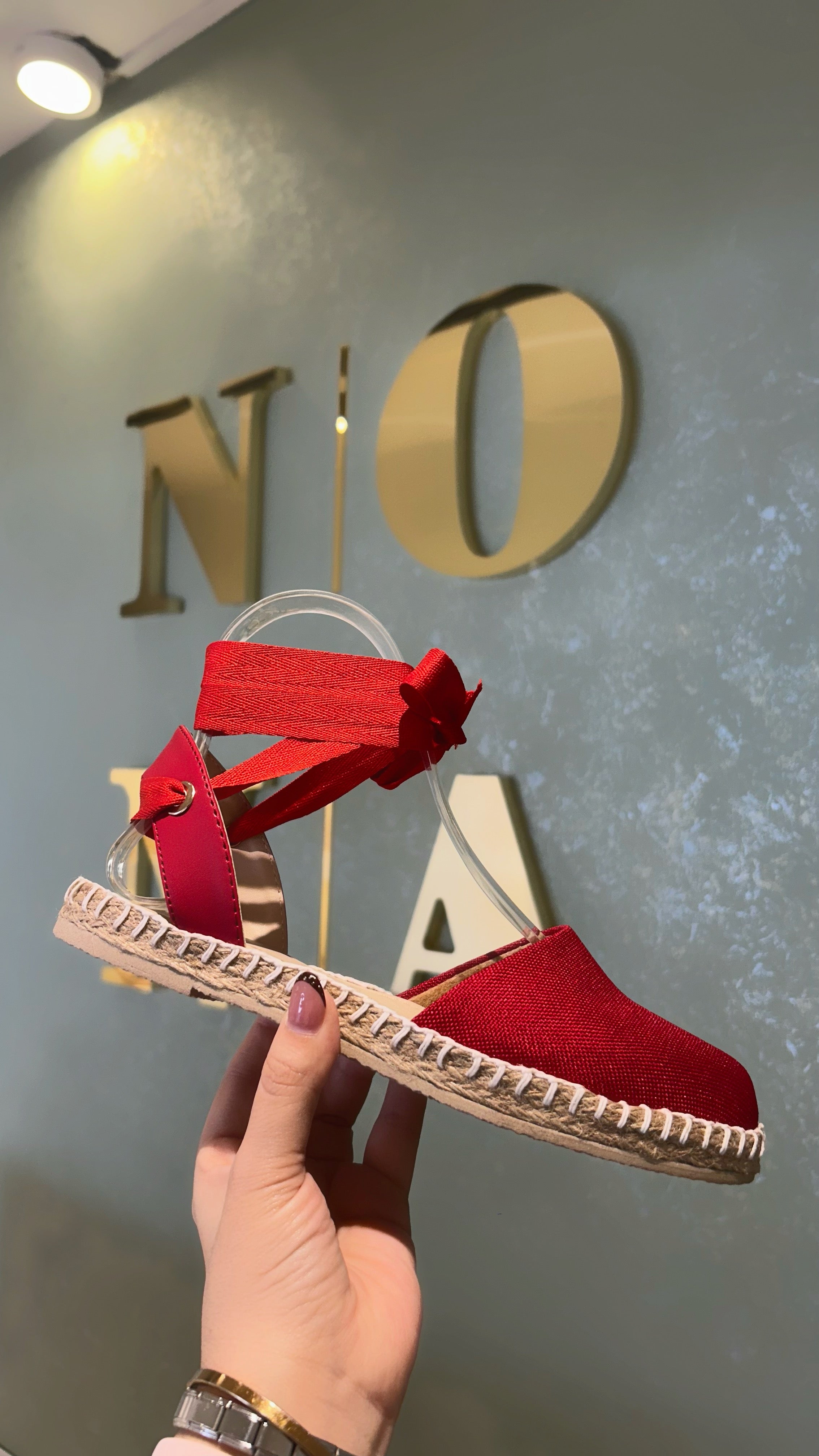 Alpargata de Piso Curri Rojo