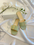 Sandalia Hebilla Matcha