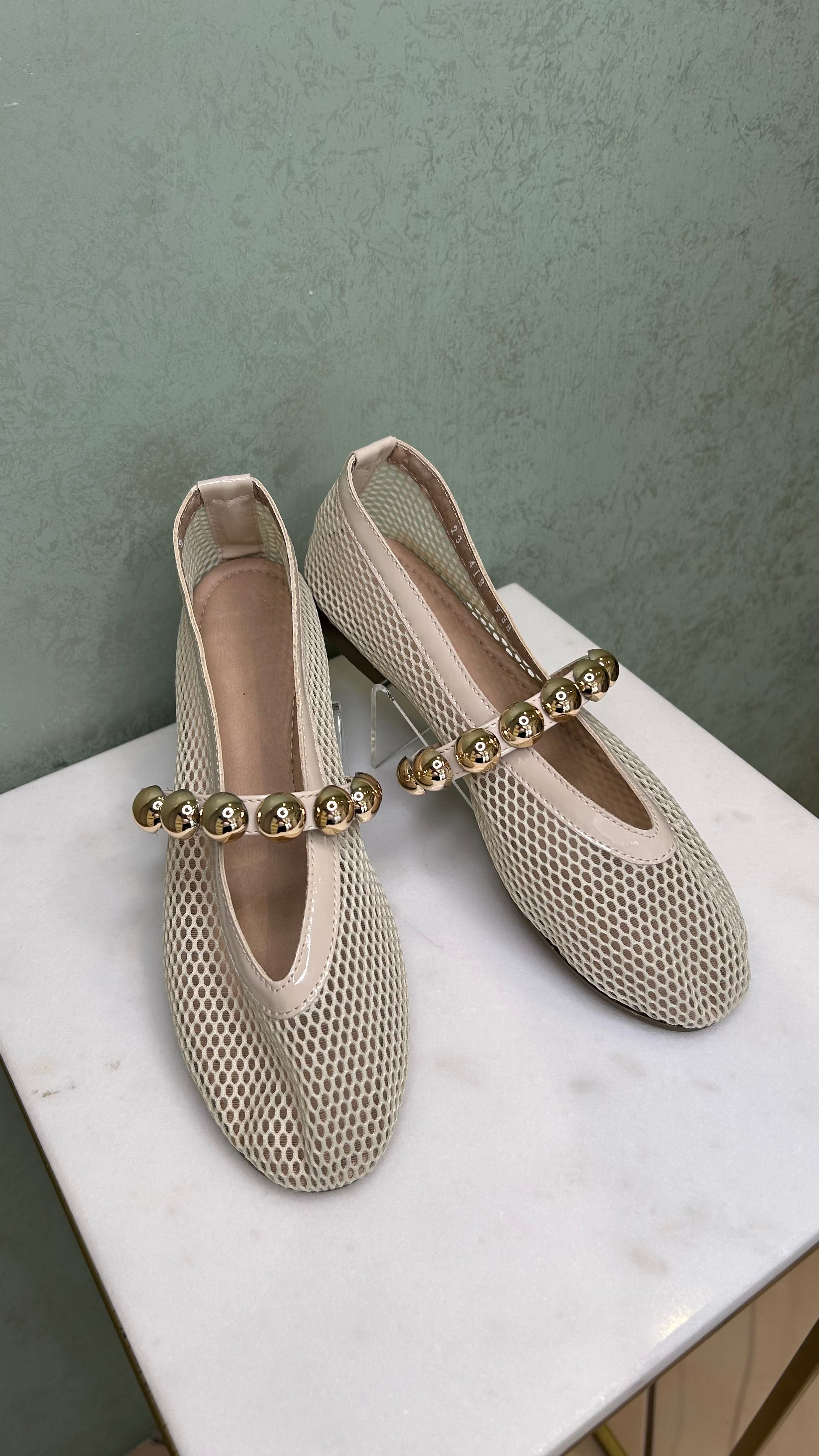 Flat Óvalo Beige Clásica