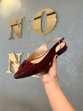 Flat Vino charol